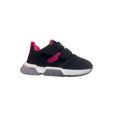 Imagem de Tênis Klin Light Meninas Com Led 604064 Preto/Pink-Feminino
