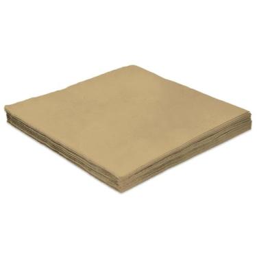 Imagem de Guardanapo De Papel Colorido 24Cm Folha Dupla Prata Festas Dourada 20 Unidades