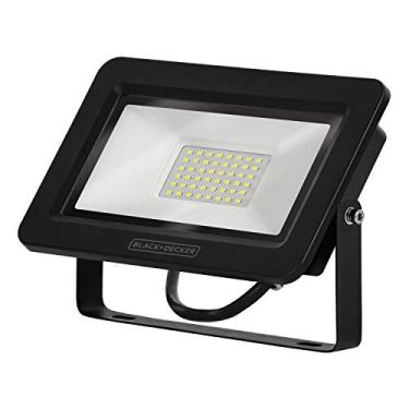 Imagem de Refletor LED Eco Black+Decker, Branca, 50W, Bivolt, Conector Cabo