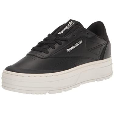 Imagem de Reebok Tênis feminino Club C Double Geo, Preto/Giz, 35