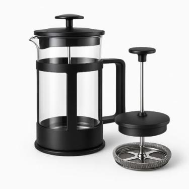 Imagem de Cafeteira Prensa Francesa 800ml Vidro Aço Inox Café Cremeira