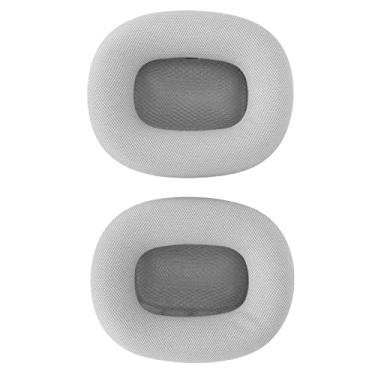 Imagem de Cryfokt Capas para Fones de Ouvido, Substituição de Almofadas de Couro de Proteína Macia para - Protetores de Ouvido de Espuma de Memória Elástica, Confortáveis ​​de Usar - 2 Conjuntos de (Cinza)
