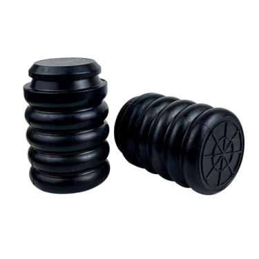 Imagem de 1 par de kit de mola auxiliar de suspensão traseira SSR-207-47 compatível com Chevy Silverado 2500 HD 3500 HD 2011-2023 Substituição para GMC Sierra 2500 HD 3500 HD 2011-2023 preto