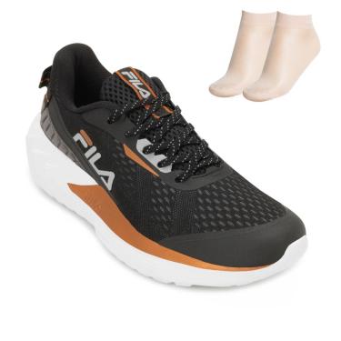 Imagem de Tenis Fila Diffusion Feminino, Black/Copper/Alloy, 37