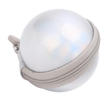 Imagem de Mini bolsa rígida para câmera, compacta antiarranhões com zíper, mini bolsa de veludo EVA para câmera PAL (prata)