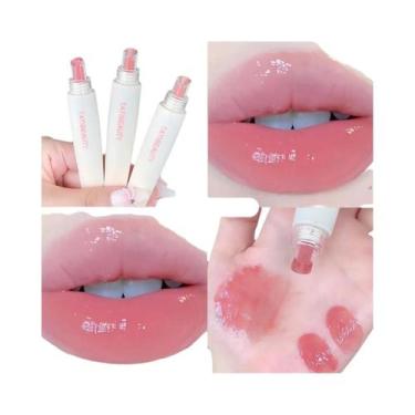 Imagem de Batom Hidratante Rosa - Com Essência de Gelatina e Acabamento Macio, T