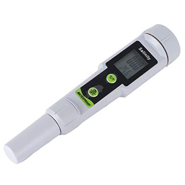 Imagem de aqxreight Medidor de Salinidade Digital Pentype Testador de Salinidade para água do Mar Sal Piscina Lagoa Detectar Arbitrariamente Não Pode e Teor de Sal Detectar Conteúdo fahrenheit.