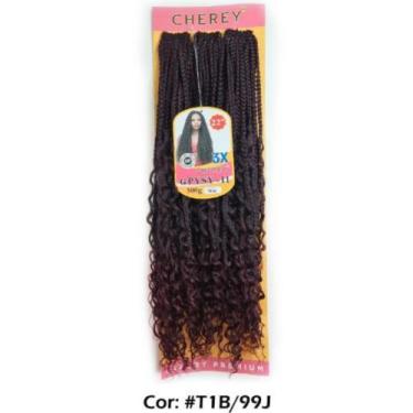 Imagem de Cabelo Sintético Gypsy Cherey Pronto Pra Usar Crochet Braids, #1B/99J
