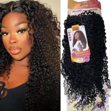 Imagem de Cabelo Orgânico Aplique Para Crochet Cacheado Cachos Lindos - MHAIR, P