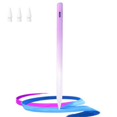 Imagem de Hastraith Caneta Stylus para iPad (2018-2025) - Carregamento rápido de 13 minutos com sensibilidade de inclinação e rejeição da palma da mão para iPad 11/10/9/8/7/6ª geração, Air 7/6/5/4/3/M3/M2, Pro