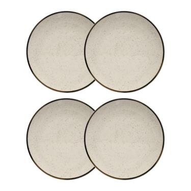 Imagem de Conjunto 4 Pratos Rasos 26cm Brisa Cerâmica Oxford