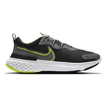 Imagem de Nike Men's React Miler 2 Running, Smoke Grey Volt Black, 11.5 US