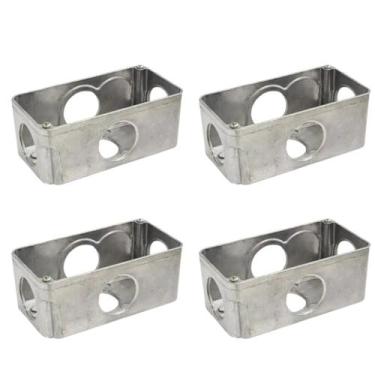 Imagem de 4 Condulete Múltiplo Modelo X Medida 1 1/2 em Alumínio Sieg