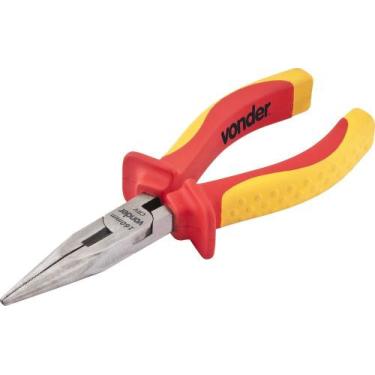 Imagem de Alicate bico meia cana 6.5/16" reto vde isol. 1000v Vonder