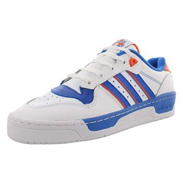 Imagem de adidas Tênis masculino Rivalry Low, Branco nuvem/melhor escarlate/azul, 41