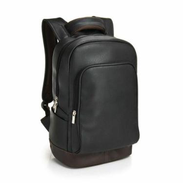 Imagem de Mochila para Notebook 17" Masculina Viccina Pinot, Preto / Marrom