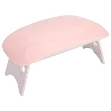 Imagem de Lâmpada de unhas UV dobrável, design de mini mouse portátil, LED de secagem rápida de 6 W, alimentação USB integrada