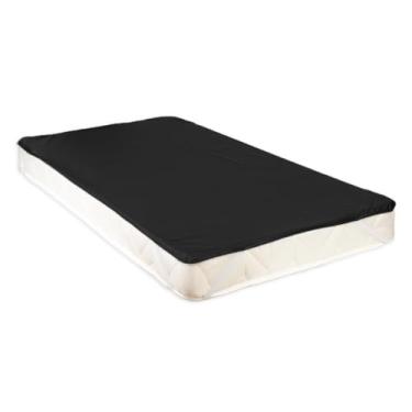 Imagem de Capa Protetora de Colchão King, Impermeável, 193x203cm, PVC com Elástico, Anti-ácaros, Antifúngica, para Colchão até 40cm de Altura (Preto)