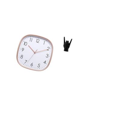 Imagem de Fenteer Relógio de Parede Digital Vintage com Escultura, Arte, Design Prático para Sala de Jantar, Casa, Fazenda, Academia, Apartamento, Quarto, Restaurante,