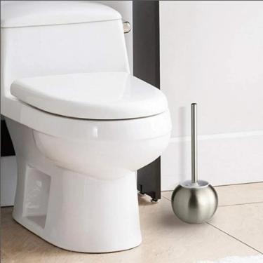 Imagem de 2X Escova De Vaso Sanitário Limpador Inox Linha Luxo Bola