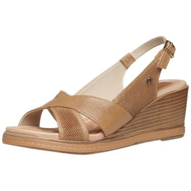 Imagem de Sandália Feminina Anabela Media Conforto Estabilidade Pegada