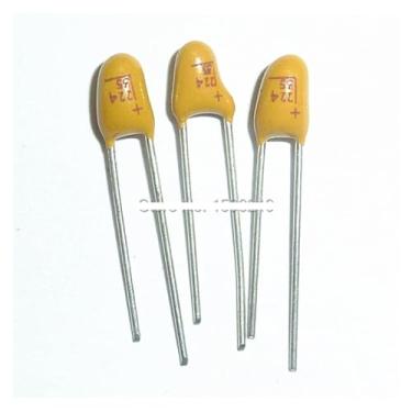 Imagem de 50pcs capacitor de tântalo 0,22uF 35V 35V0.22uF DIP Radial OROAOBOMT