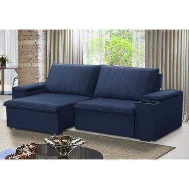 Imagem de Sofá Retrátil e Reclinável 3 Lugares 225cm com Porta Copos Ballarat - 