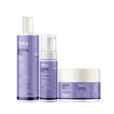 Imagem de Apice Mirra Fix Sh 300ml + Masc 300ml + Mousse 210ml