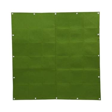 Imagem de AYNEFY Plantador de Jardim de Feltro Vertical Com 36 Bolsos, Sacos de Cultivo para Montagem Em Parede que Economizam Espaço para Plantas Internas e Externas (#01)