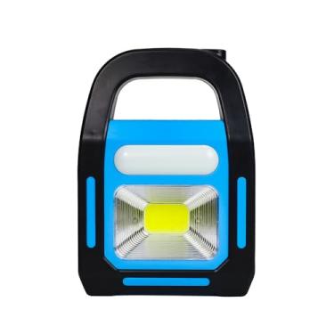 Imagem de Lanterna de Camping Recarregável via USB Solar 3 em 1 com Luz Principal Lâmpada Fluorescente e Lateral
