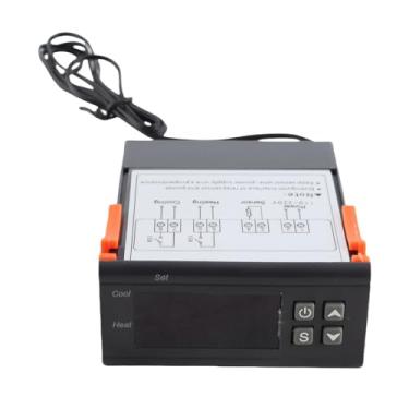 Imagem de FTVOGUE Controlador de Temperatura, para Termostatos, Fermentadores, Refrigeradores, Com Tela LCD, Controle Preciso, Plástico Resistente à Erosão