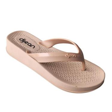 Imagem de Tamanco ortopédico dijean feminino esporão antiderrapante, Nude, 36