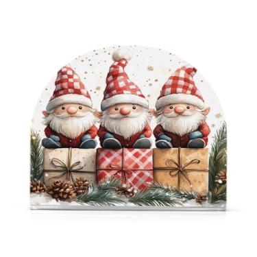 Imagem de Porta-guardanapos de gnomo fofo de Natal para mesas - Porta-guardanapos para cozinha, porta-guardanapos de mesa, porta-guardanapos de coquetel, porta-guardanapos de papel20