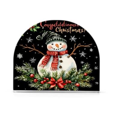 Imagem de Qilmy Bonito porta-guardanapos de boneco de neve de Natal para mesas - Porta-guardanapos para cozinha, porta-guardanapos de mesa, porta-guardanapos de coquetel, porta-guardanapos de papel188