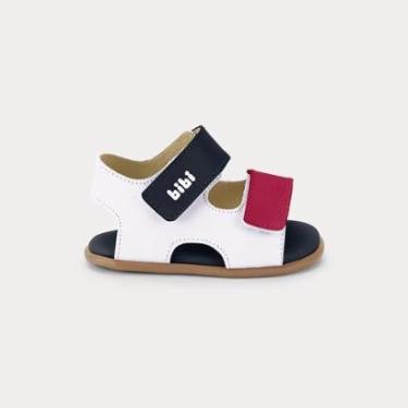 Imagem de Sandália Infatil Bibi Afeto 3.0 Branca com Azul-Masculino