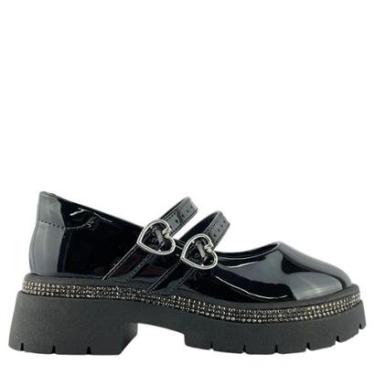 Imagem de Sapato Casual Molekinha Infantil Menina Verniz Preto 2576202-Feminino