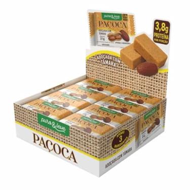 Imagem de DISPLAY PAÇOCA ADOÇADA COM TÂMARA 24 X 21g - PURO E LEVE