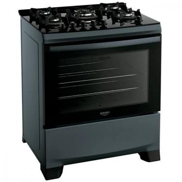 Imagem de Fogão Dako 5 Bocas Supreme TC Timer Glass Titanium - Bivolt