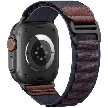 Imagem de Pulseiras masculinas femininas de nylon elástico macio de 49 mm, 46 mm, 44 mm, 42 mm, 41 mm, 40 mm, 38 mm, SE 3 2 1, SE 3 2 1