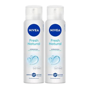 Imagem de Kit Desodorante Aerosol Nivea Fresh Natural 150ml - 2 unidades