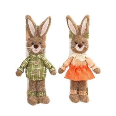 Imagem de Baoblaze Conjunto de 2 Protetores de Puxador de Geladeira com Tema de Páscoa - Um Presente Fofo para Eletrodomésticos de Cozinha, Ideal para Forno e Freezer