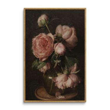 Imagem de Cuadros en Lienzo Enmarcados Arte Vintage InSimSea Decoración 40x60cm