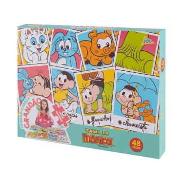 Imagem de Quebra-cabeça 48 Peças Turma da Mônica Grandão Jak-Unissex