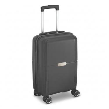 Imagem de Mala Rígida Executiva de Bordo 34 Litros Cinza Com Cadeado