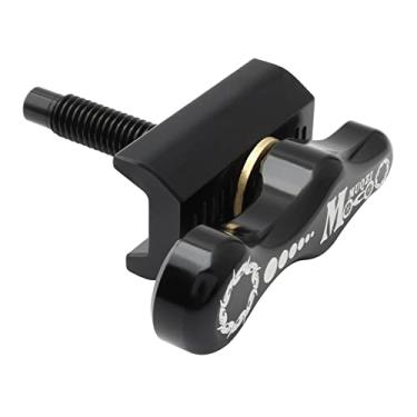 Imagem de F Fityle Dobradiça de bicicleta dobrável de liga de alumínio para bicicleta tubo de cabeça de bicicleta com armação de aperto e junção reforçada, conector de aba reforçada, braçadeira de trava - preto