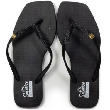 Imagem de Chinelo De Dedo Glitter Bico Quadrado Ramarim 251233-Feminino