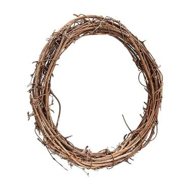 Imagem de ZJchao Anel de Guirlanda de Videira Tecido à Mão Decoração Rústica de Fazenda Faça você Mesmo Kit de Confecção de Guirlanda para Peças Centrais de Parede de Porta Material de Decoração (09)