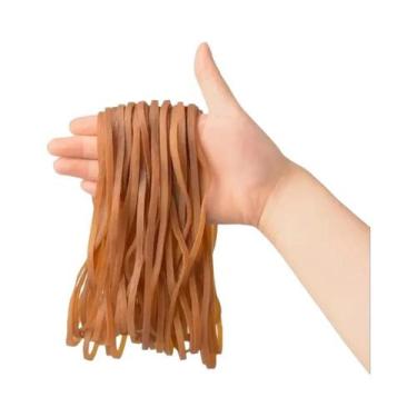 Imagem de Elásticos De Borracha Grossos E Resistentes Para Escritório, Escola E 