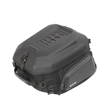 Imagem de Bolsa traseira expansível para moto 23-35L Grande capacidade universal pilotagem de Armazenamento capacetes ferramentas Design aerodinâmico interna removível EVA Cintos ombro Alça borracha quatro pont