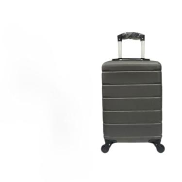 Imagem de Mala de Viagem com Rodinhas 360° Rígida com Cadeado – Tamanhos PP a G – Bagagem Resistente para Viagem(CINZA ESCURO (P) - 323)